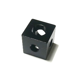 V-Slot Cube Corner Bracket-Black - Click Image to Close